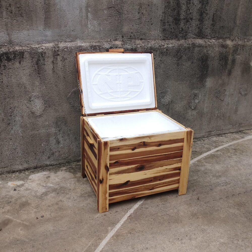 Wooden Storage Box Planter Bench