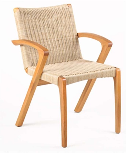 [HGP-CHR-198] White Dianthus Chair