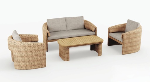 [outdoor_20] Horn Lounge Set